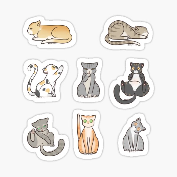 Funny Cats Sticker