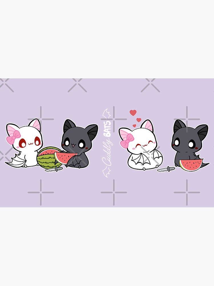"Cute bats eating watermelon" Coffee Mug for Sale by CuddlyBats Redbubble