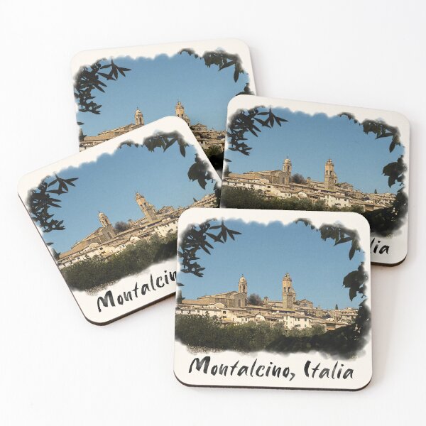 Item preview, Montalcino, Italia, watercolorized photo designed and sold by MH65Designs.