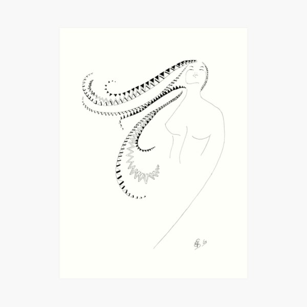 Ballerina Kunstdruck