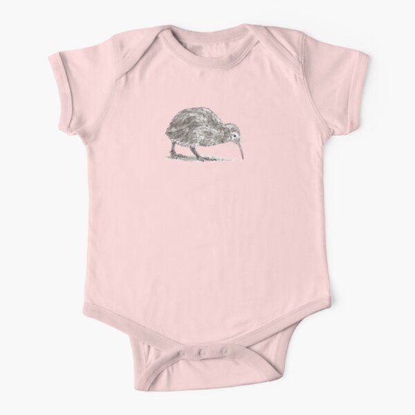 Kiwi Bird Short Sleeve Baby One-Piece