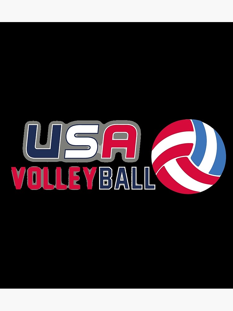 Usa Colors Men And Womens Volleyball Poster For Sale By Bethlob6 Redbubble 