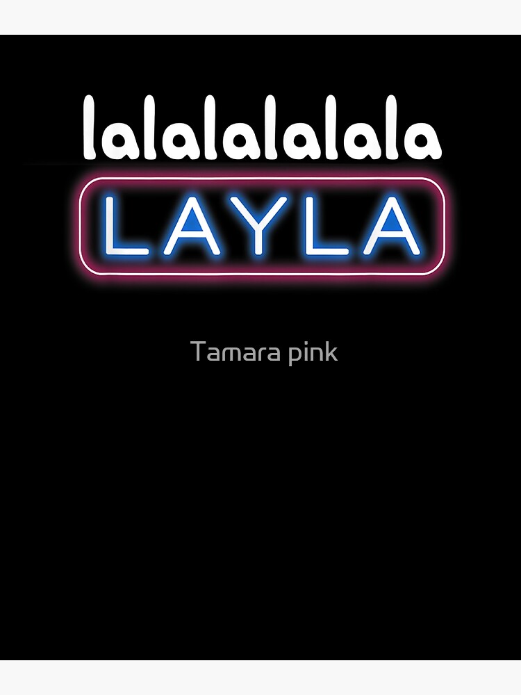 Lalalalalala Layla Jünger Geiler Malle JGA Party Layla Poster