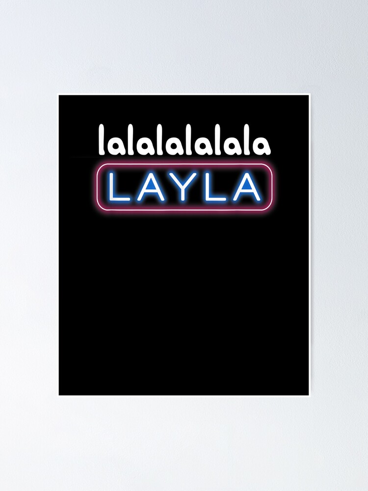 Lalalalalala Layla Jünger Geiler Malle JGA Party Layla Poster