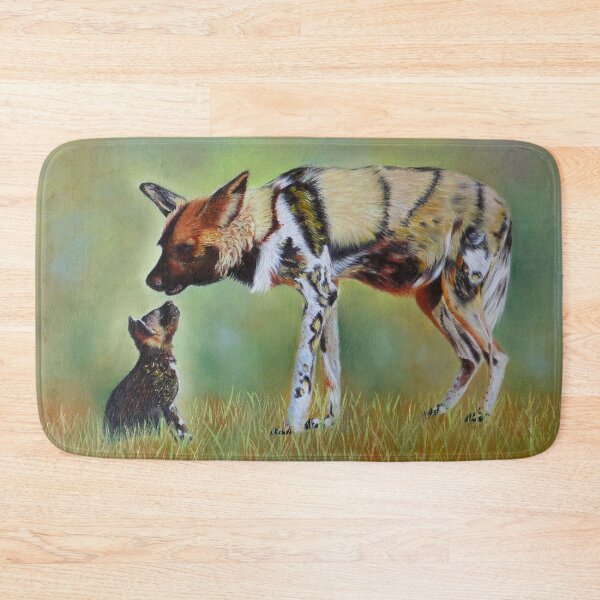 Item preview, The maternal moment of a Lycaon female designed and sold by beatrice-juhel.