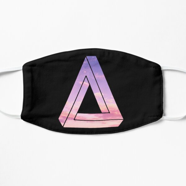 Purple Sky Triangle Me Impressed Flat Mask