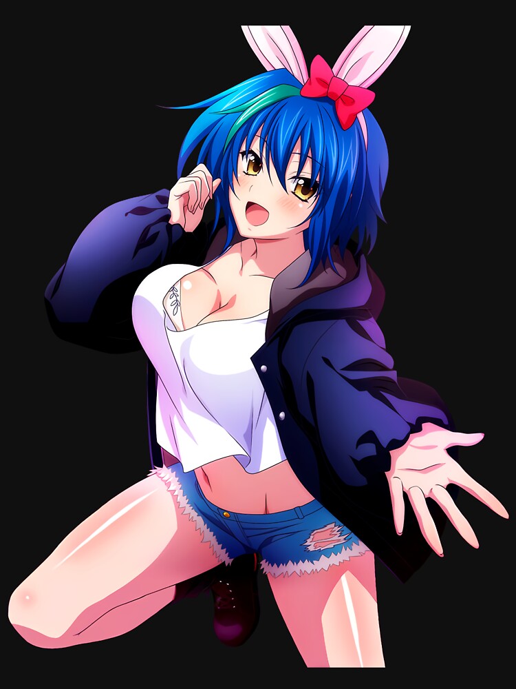 Sexy Xenovia Quarta Hot Bunny Boobs Lewd High School Dxd Ecchi Hentai Girl T Shirt For Sale 2328