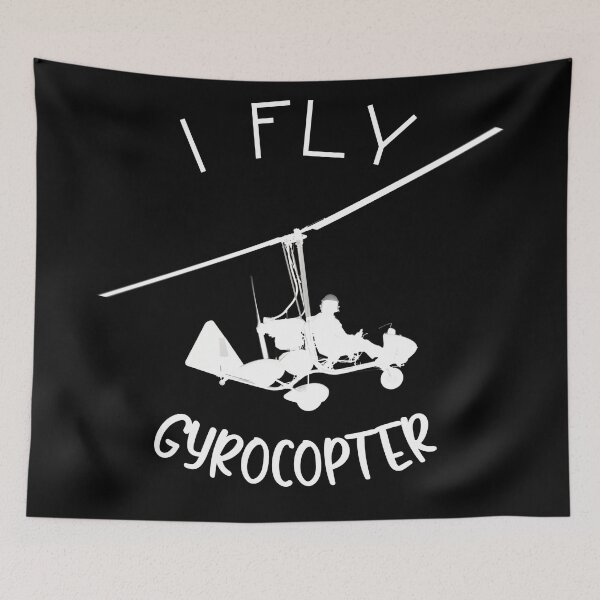 Item preview, I fly gyrocopter microlight autogyro hobby pilot designed and sold by Dirk4171.