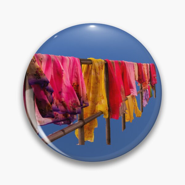 Item preview, Saris out to dry  designed and sold by indiafrankk.