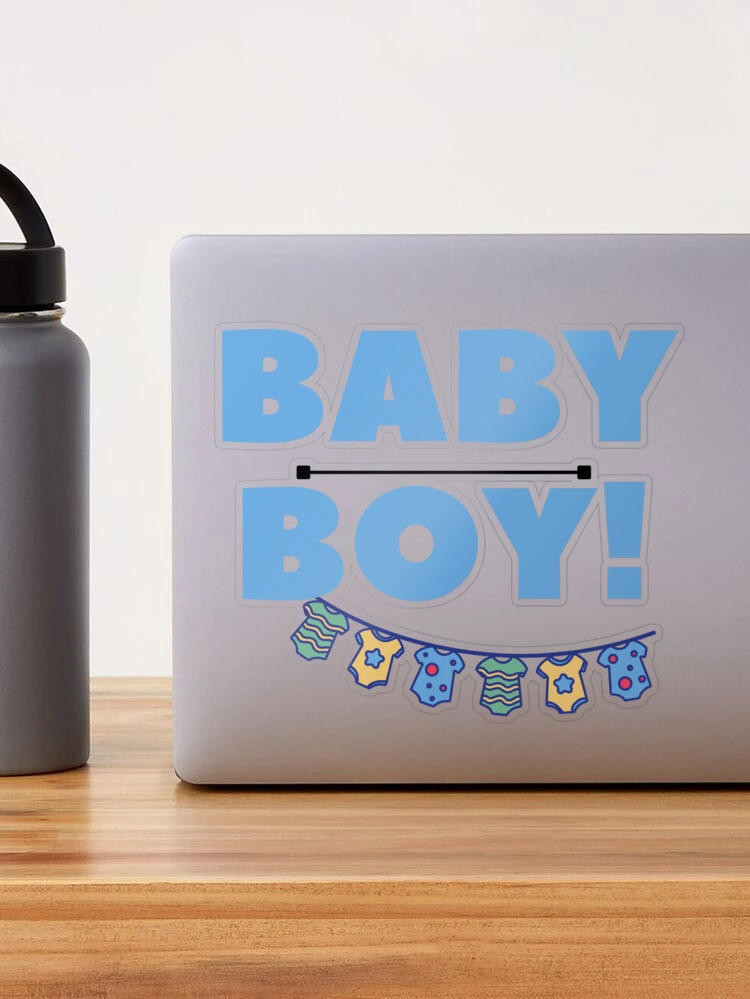 Baby Boy Sticker for Sale by MindsetDesign