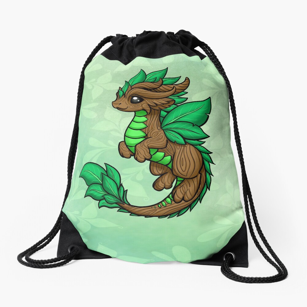 Earth Dragon Drawstring Bag
