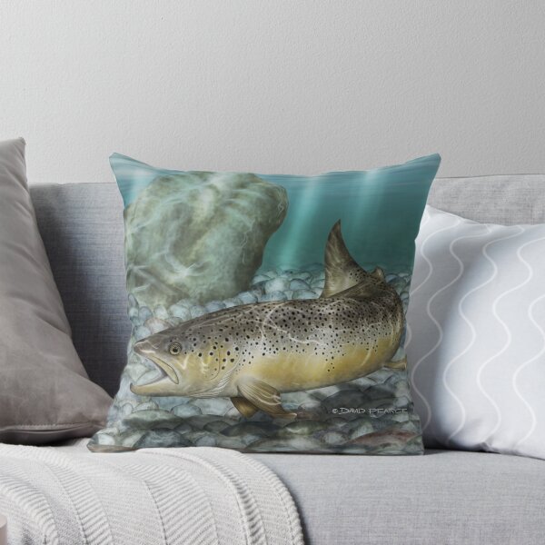 Item preview, River Brown - Brown Trout designed and sold by David Pearce Marine Art.