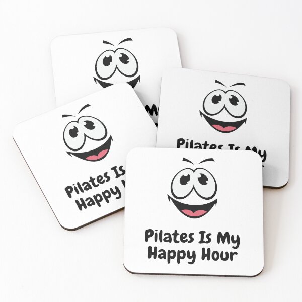 Item preview, Pilates Is My Happy Hour designed and sold by ROBOUE.