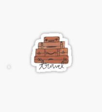 Travel/suitcase doodle Sticker