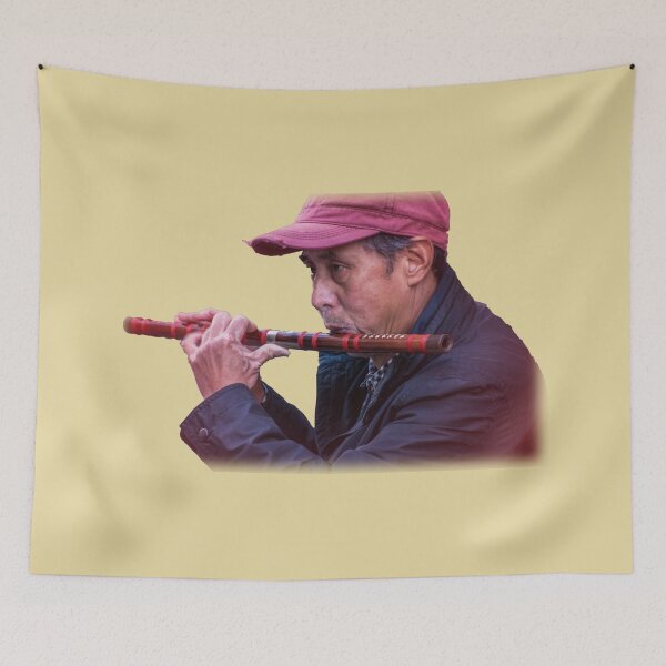 Item preview, Vietnamese Flutist designed and sold by indiafrankk.