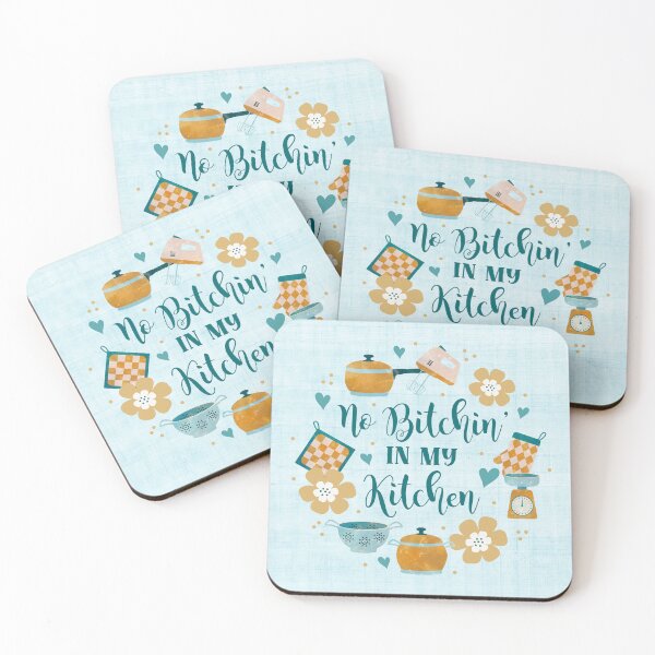 Item preview, No Bitchin' in my Kitchen designed and sold by KrisInStitches.