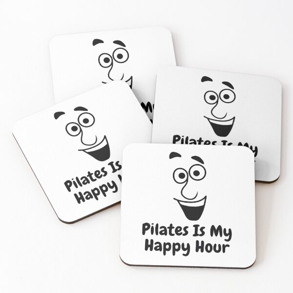 Item preview, Pilates Is My Happy Hour designed and sold by ROBOUE.