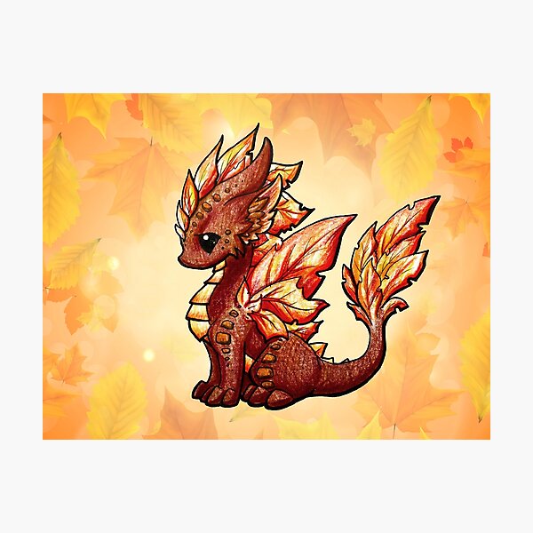 Item preview, Autumn Dragon designed and sold by Dragons and Beasties.
