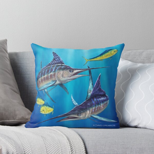 Item preview, Double Trouble - Striped Marlin designed and sold by David Pearce Marine Art.