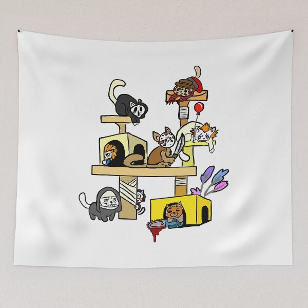 Item preview, Horror Movies Cat Gifts For Cat Lovers Halloween Costumes designed and sold by MalloWilli.