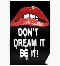 Die Rocky Horror Picture Show Rote Lippen Träumen Sie nicht davon Poster