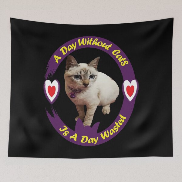 Item preview, A Day Without Cats Is A Day Wasted designed and sold by ELBERSAID.