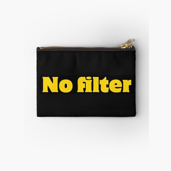 Item preview, No Filter Yellow Lettering designed and sold by bipolarvirgoart.