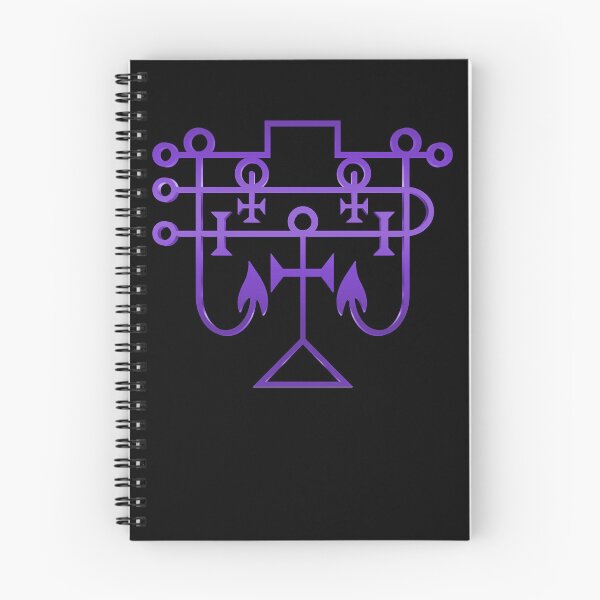 Item preview, Marquis Andras Sigil Modern Ars Goetia Demonic Seal of Andras in Purple  designed and sold by vigensdrist1.