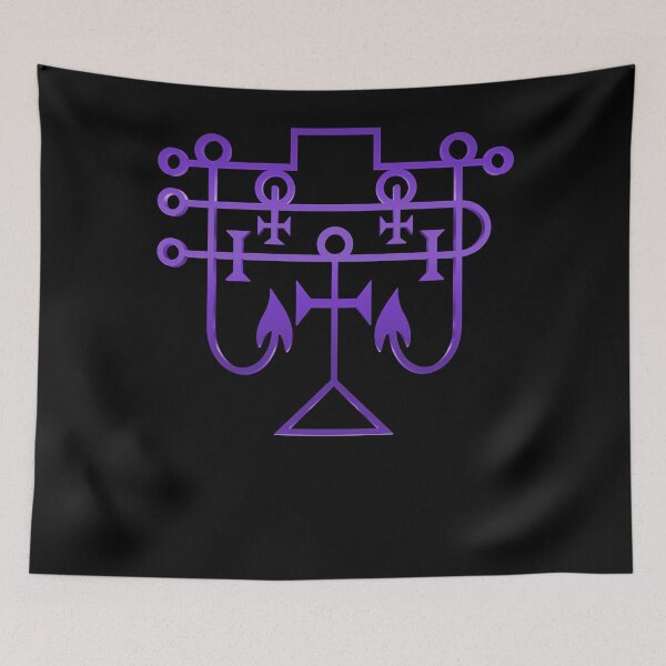 Item preview, Marquis Andras Sigil Modern Ars Goetia Demonic Seal of Andras in Purple  designed and sold by vigensdrist1.