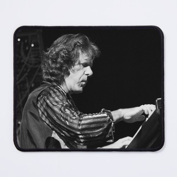 Item preview, Keith Emerson - Emerson, Lake and Palmer - BW Photograph designed and sold by ConcertImages.