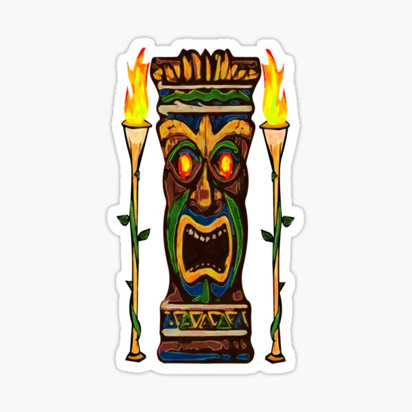 Item preview, Torches, The Tiki Totem designed and sold by It's Just Me.
