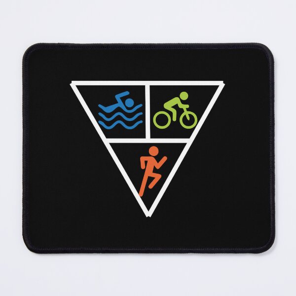 Item preview, Triathlon Triangle Swim Bike Run Triathlete Sticker designed and sold by opheimbyrneh.
