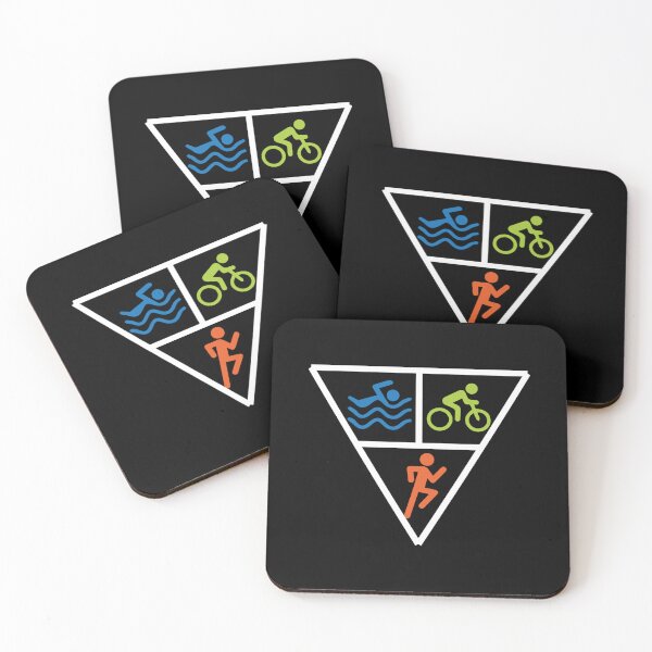 Item preview, Triathlon Triangle Swim Bike Run Triathlete Sticker designed and sold by opheimbyrneh.