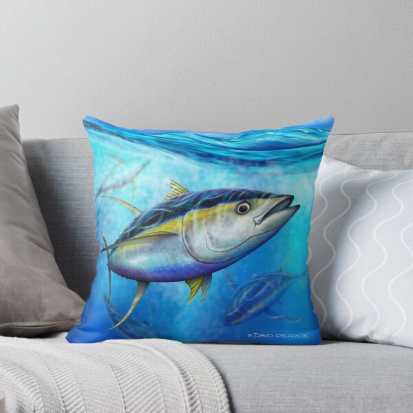 Item preview, Yellowfin Tuna - Out of the Blue designed and sold by David Pearce Marine Art.