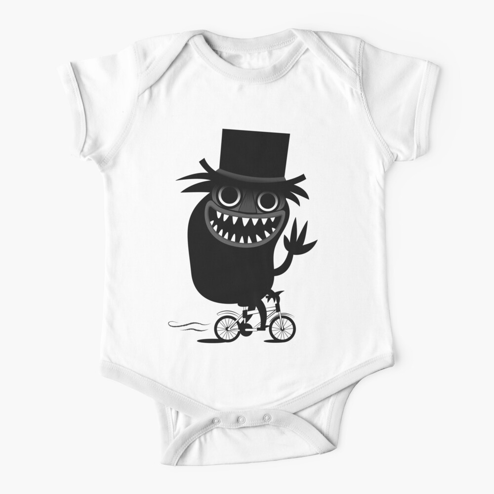 Babadook Likes Bicycle Baby One-Piece