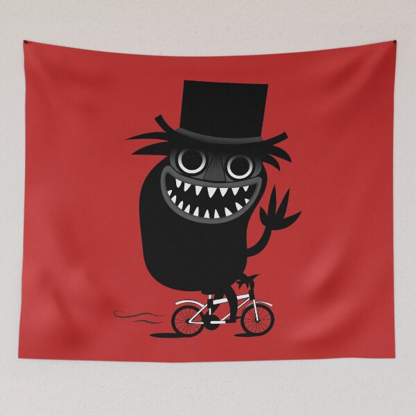 Item preview, Babadook Likes Bicycle designed and sold by Plan8.