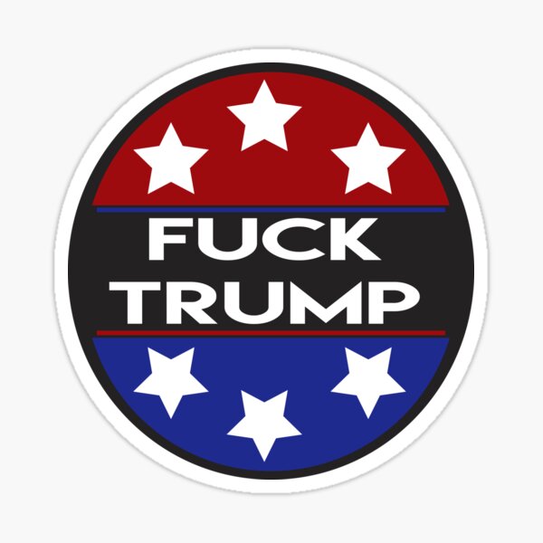 Vista previa del artículo con la obra «F Trumpy», diseñado y vendido por Designr.