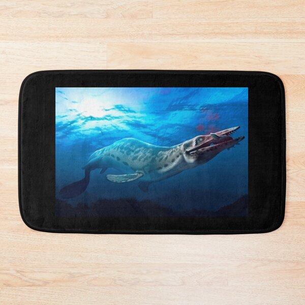Item preview, Mosasaur With Prey Poster designed and sold by mcdunnburryv.
