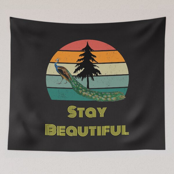 Item preview, Stay Beautiful Vintage Sunset Quote designed and sold by Lorify.