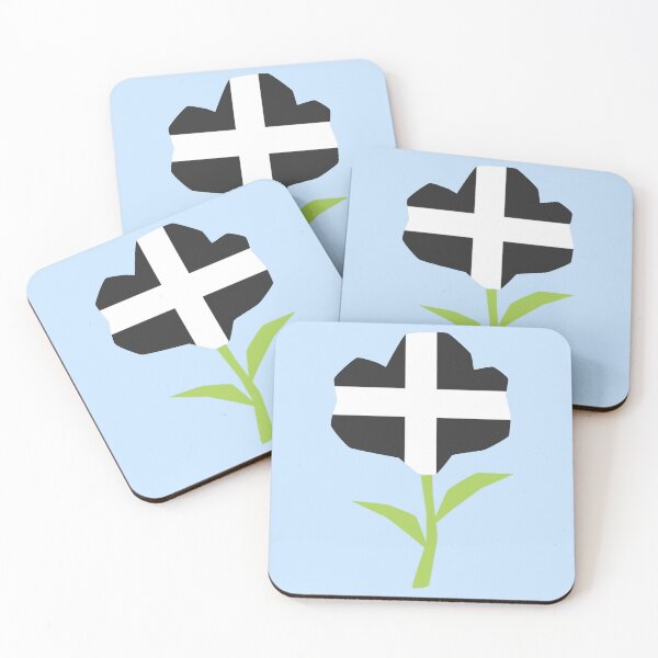Item preview, Flower Cornish flag designed and sold by CornishPanda.