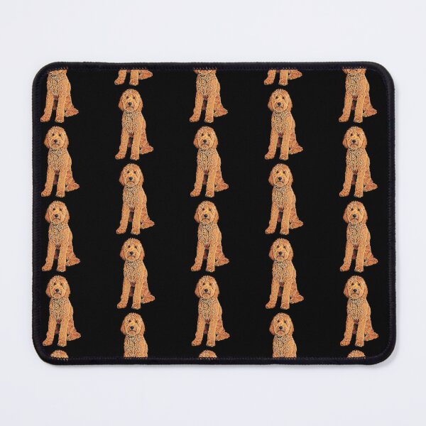 Item preview, Red Goldendoodle Sticker designed and sold by MameDesign.