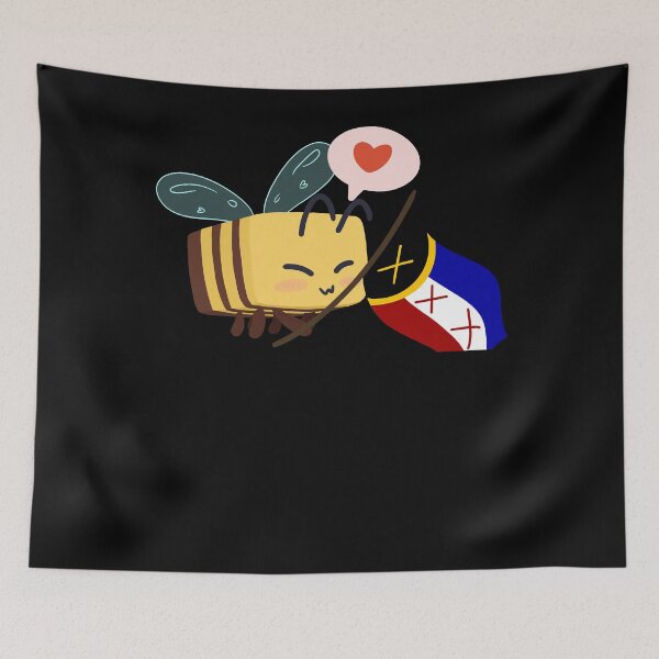 Item preview, Minecraft Bee with the Lmanburg flag  designed and sold by vigensdrist1.