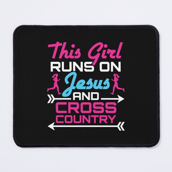 Item preview, This Girl Runs on Jesus and Cross Country  designed and sold by jaygo.