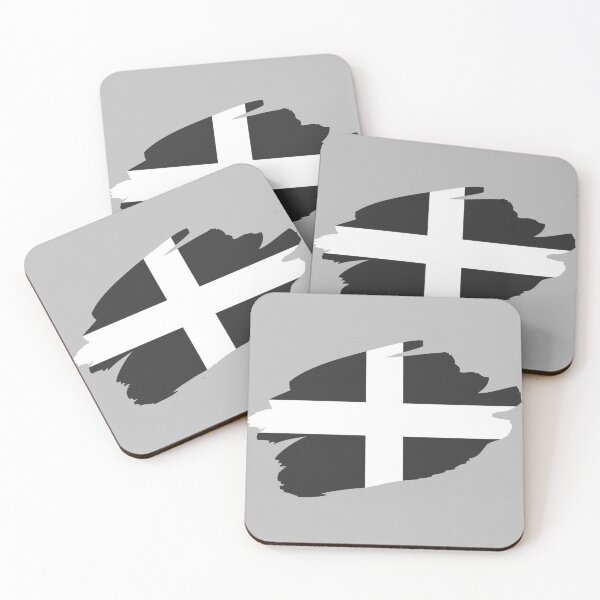Item preview, Cornish flag brush stroke designed and sold by CornishPanda.