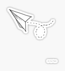Papierflieger Sticker