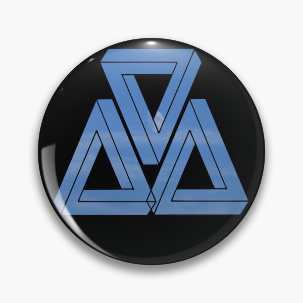 Item preview, Blue Moon Triple Triangle Me Impressed designed and sold by createVisions.
