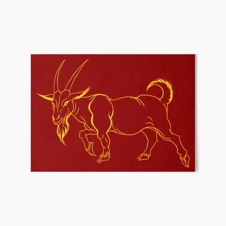 Goat - Chinese Zodiac - Mustafa Kulle Art Board Print