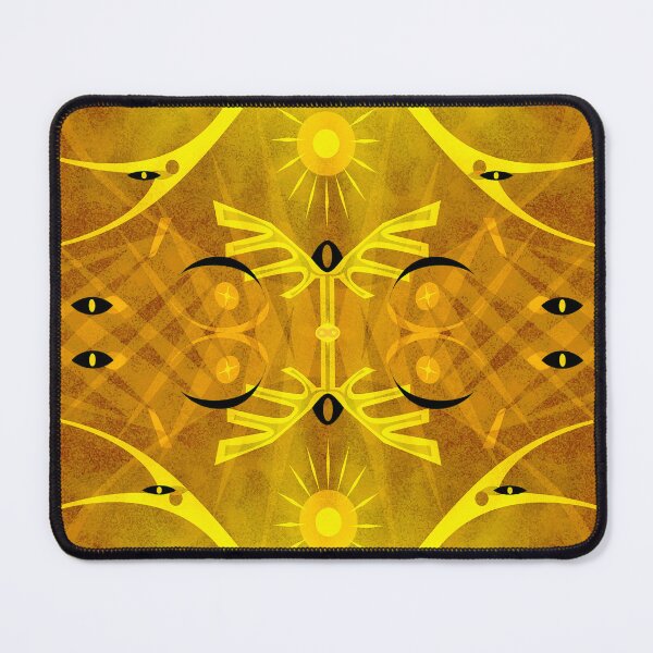 Item preview, Ephemeral Vision - Golden Earth colours - small repeat pattern designed and sold by 40degreesSouth.