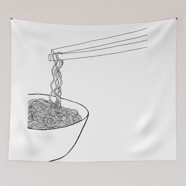 Item preview, Ramen lover B&W designed and sold by amylewisartist.