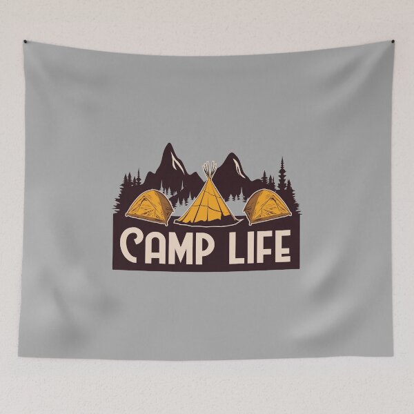 Item preview, Camp Life,camping,camp,hiking,first time camping,first camping,apparently,glamp,adventure,camper,camping time,camping vacation,camping now,vacation,nature,outdoor designed and sold by NAZIMNADIR.